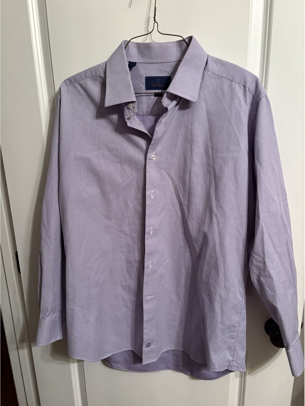 David Donahue Mens 18 34/35 Dress Shirt